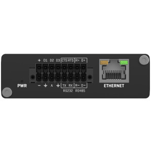 Teltonika TRB247 Industrial LTE Cat 1 Gateway with rugged aluminum housing, DIN rail/wall/surface mounting, 2 SIMs